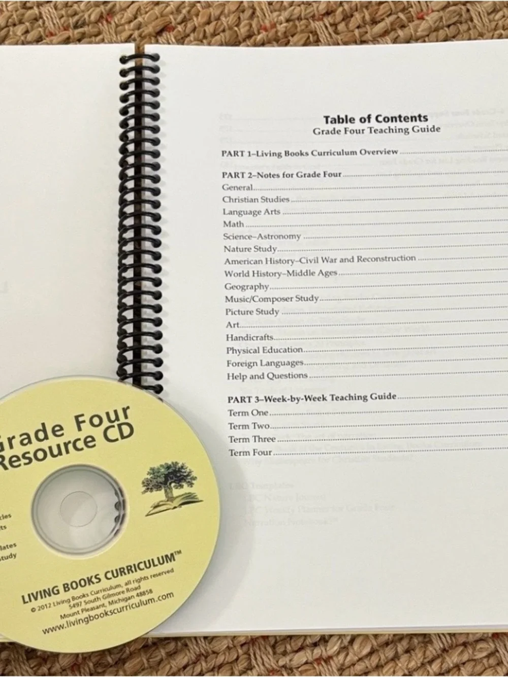 Living Books Curric Bundle Grades 3,4 & 6 Teach Guide wCD